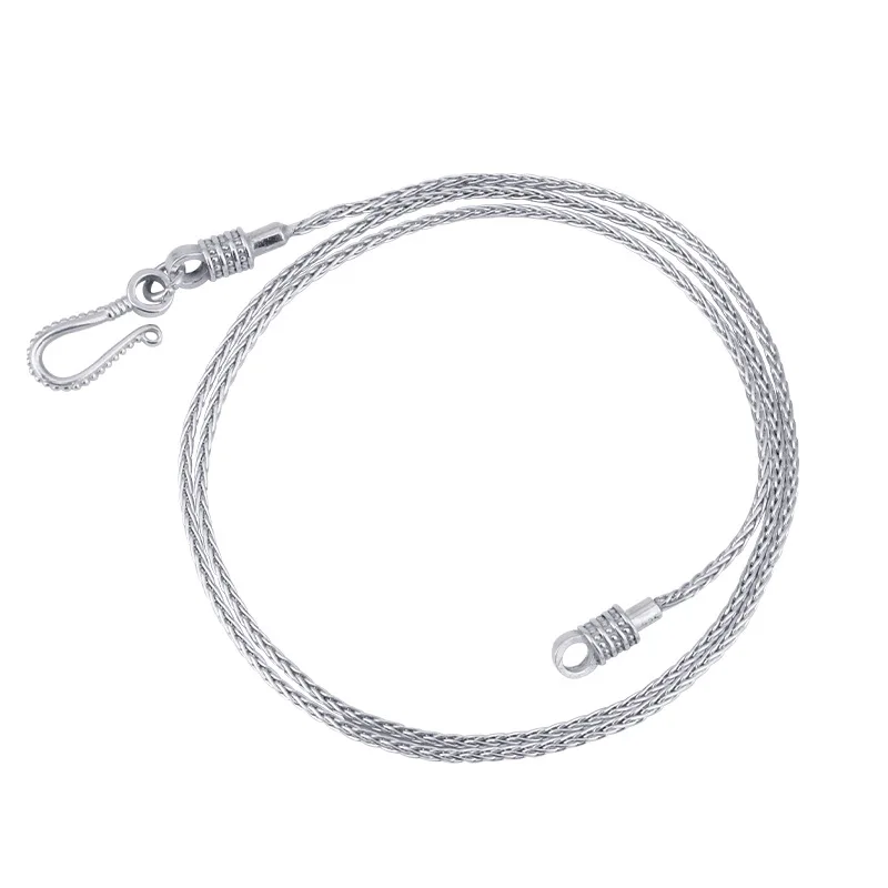 Sterling Silver Classic Versatile Bead Chain Personalized Male and Female Necklace Vintage Pendant s925 Silver Simple Mesh Red S
Sterling Silver Classic Versatile Bead Chain Personalized Male and Female Necklace Vintage Pendant s925 Silver Simple Mesh Red S