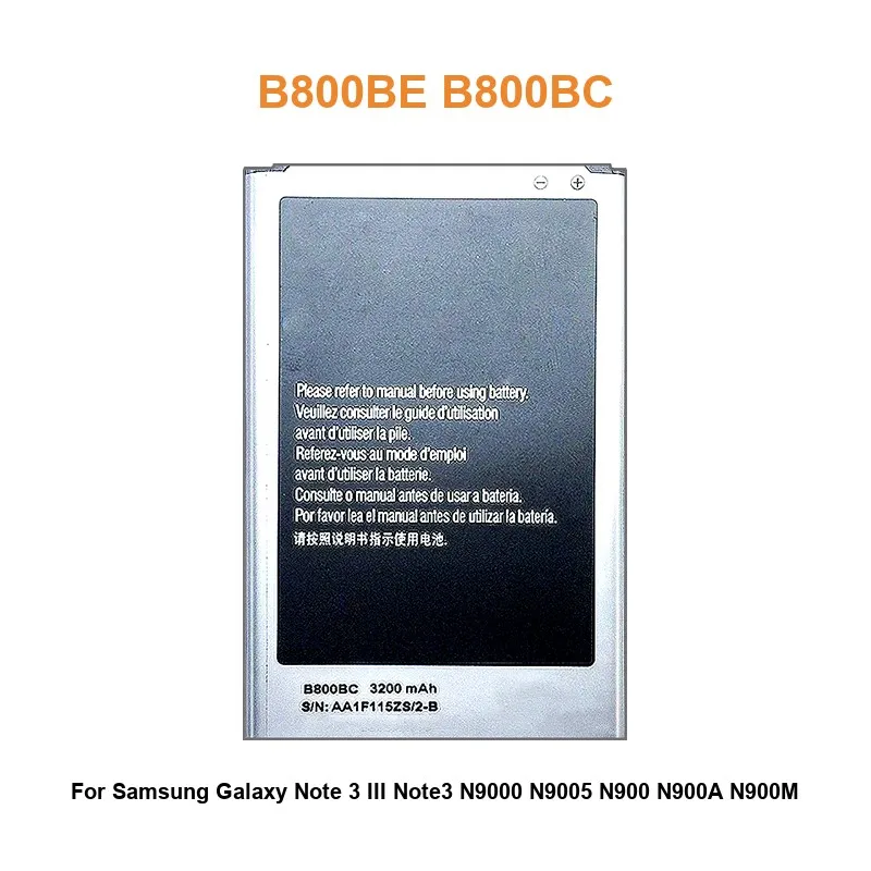 B800BE B800BC Аккумулятор для мобильного телефона Samsung Galaxy Note 3 III Note3 N9000 N9005 N900 N900A N900M 3200 мАч Высокое качество
B800BE B800BC Аккумулятор для мобильного телефона Samsung Galaxy Note 3 III Note3 N9000 N9005 N900 N900A N900M 3200 мАч Высокое качество