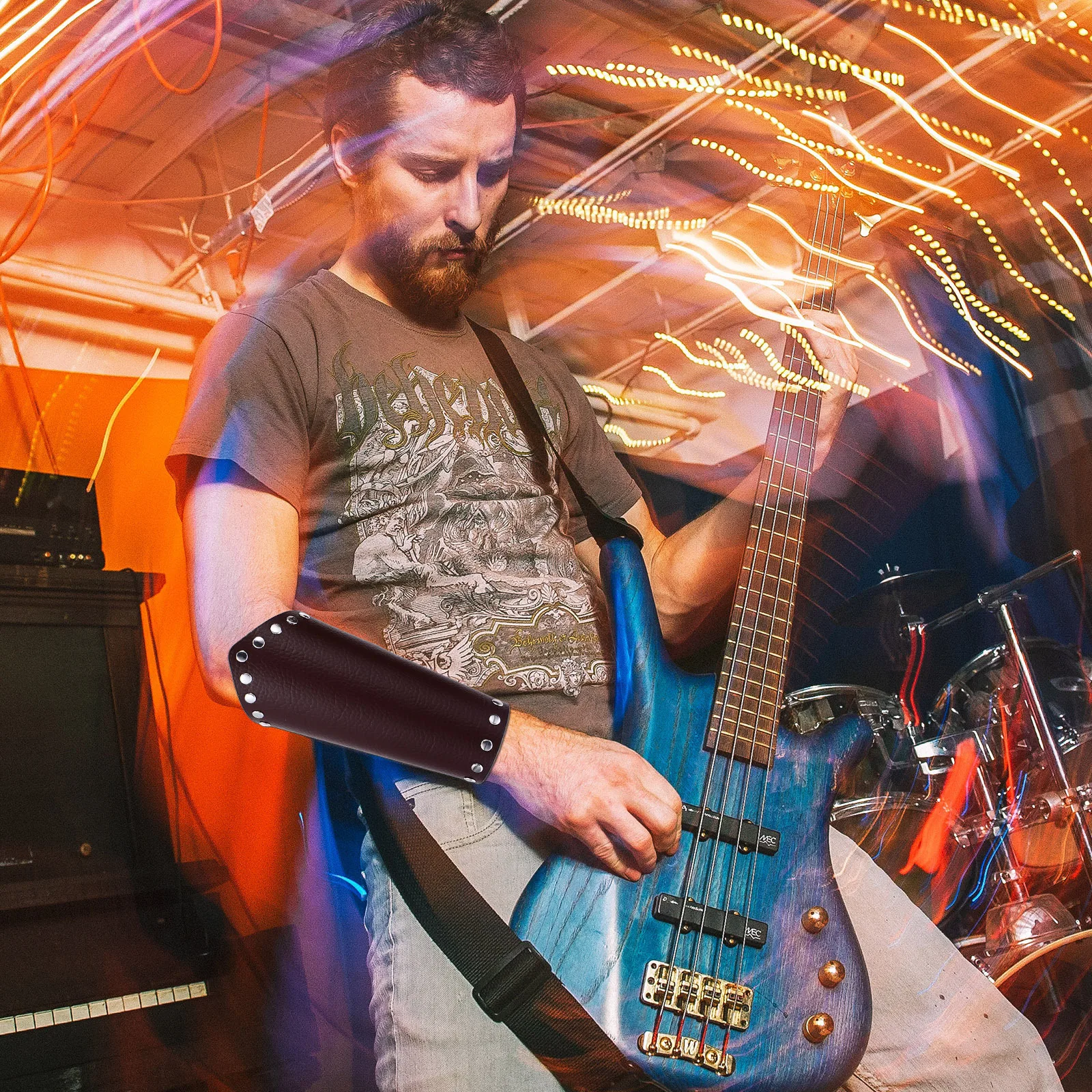 1pcs 1 Pair Bracers Adjustable Wristband Armor For Cosplay Medieval Viking Costume Accessories Pu Wrist Cuffs
1pcs 1 Pair Bracers Adjustable Wristband Armor For Cosplay Medieval Viking Costume Accessories Pu Wrist Cuffs