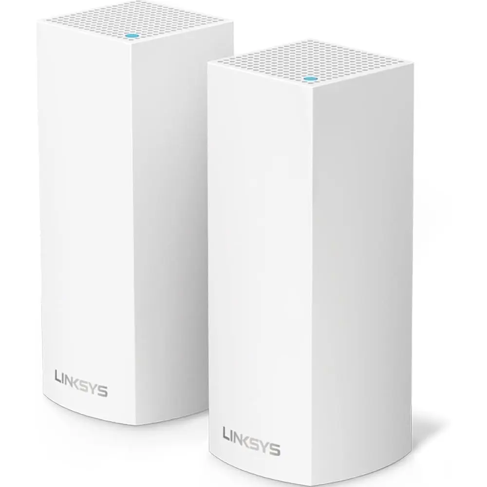Tri-Band AC2200 Mesh WiFi System: High-Speed Coverage for Home Network (2-Pack) - Renewed
Tri-Band AC2200 Mesh WiFi System: High-Speed Coverage for Home Network (2-Pack) - Renewed