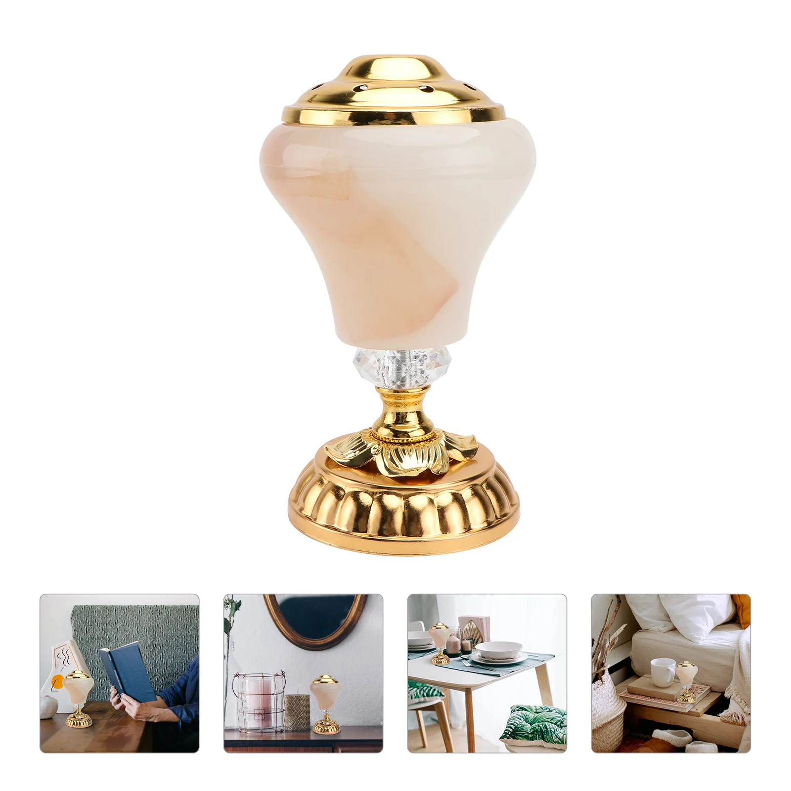 Aromatherapy Furnace Compact Metal Incense Burner For Home Office Indoor Use Decorative Censer Holder Aroma Stove Essential Oil
Aromatherapy Furnace Compact Metal Incense Burner For Home Office Indoor Use Decorative Censer Holder Aroma Stove Essential Oil