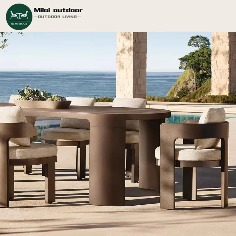 Modern Aluminum Outdoor Garden Furniture Set Lightweight Table Chair for Courtyard Coffee Shops Hotels Villas Parks Color
Modern Aluminum Outdoor Garden Furniture Set Lightweight Table Chair for Courtyard Coffee Shops Hotels Villas Parks Color