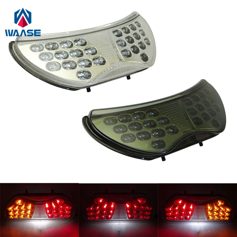 waase For Honda CBR600F4 CBR 600 F4 1999 2000 Chrome Rear Tail Light Brake Turn Signals Integrated LED Light
waase For Honda CBR600F4 CBR 600 F4 1999 2000 Chrome Rear Tail Light Brake Turn Signals Integrated LED Light