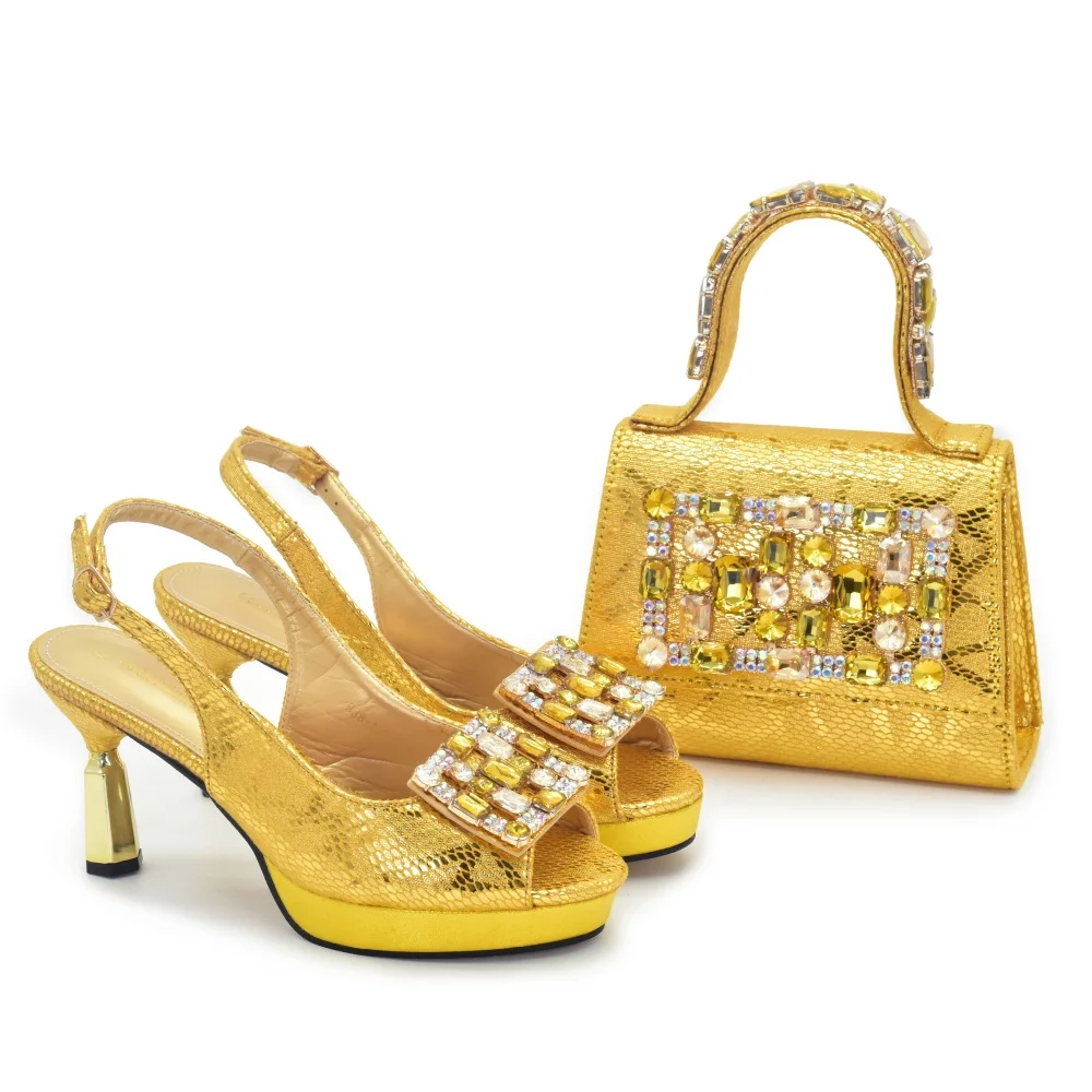 Summer Fashion Rhinestone Ladies Shoes And Purse Set For Dress Italian Style Sandals Pumps Women Party Shoes And Bag Set
Summer Fashion Rhinestone Ladies Shoes And Purse Set For Dress Italian Style Sandals Pumps Women Party Shoes And Bag Set