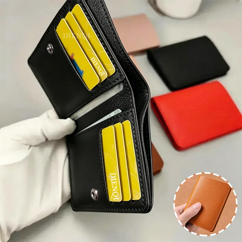 Men's Small Wallet Money Clip Minimalist Ultra-thin Bank Credit Card Holder Money Bag Male Short Purse Bifold Wallets for Women
Men's Small Wallet Money Clip Minimalist Ultra-thin Bank Credit Card Holder Money Bag Male Short Purse Bifold Wallets for Women