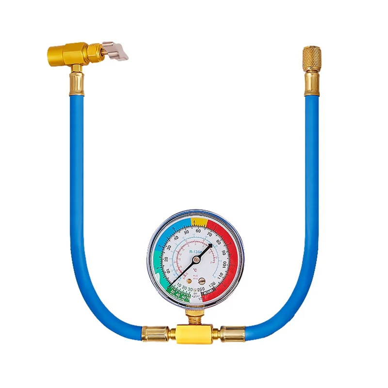 Car Refrigerant Charging Pipe with Measuring Gauge Car Air Conditioner Tools Freon R134 Air Conditioning Recharge Hose
Car Refrigerant Charging Pipe with Measuring Gauge Car Air Conditioner Tools Freon R134 Air Conditioning Recharge Hose