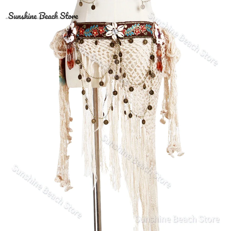 Tribal ATS Belt Belly Dance Hip Scarf Costumes Tassel Coin Gypsy Bellydance Style Handmade Hip Scarf Accessories Adjustable 
Tribal ATS Belt Belly Dance Hip Scarf Costumes Tassel Coin Gypsy Bellydance Style Handmade Hip Scarf Accessories Adjustable