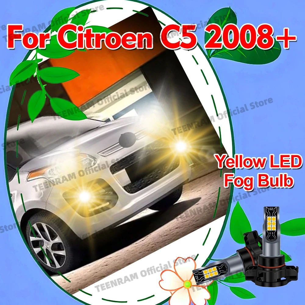 2x Car LED Turn Signal Lights H16(EU) 5202 Bulbs For Citroen C5 2008 2009 2010 2011 2012-2025 Front turn light bulb Accessories
2x Car LED Turn Signal Lights H16(EU) 5202 Bulbs For Citroen C5 2008 2009 2010 2011 2012-2025 Front turn light bulb Accessories