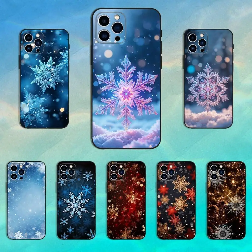 Christmas Art Snowflakes Phone Case For iPhone 16,15,14,13,12,11 Plus,Pro Max,XS,X,XR,SE,Mini,8,7,Soft Silicone Black Cover
Christmas Art Snowflakes Phone Case For iPhone 16,15,14,13,12,11 Plus,Pro Max,XS,X,XR,SE,Mini,8,7,Soft Silicone Black Cover