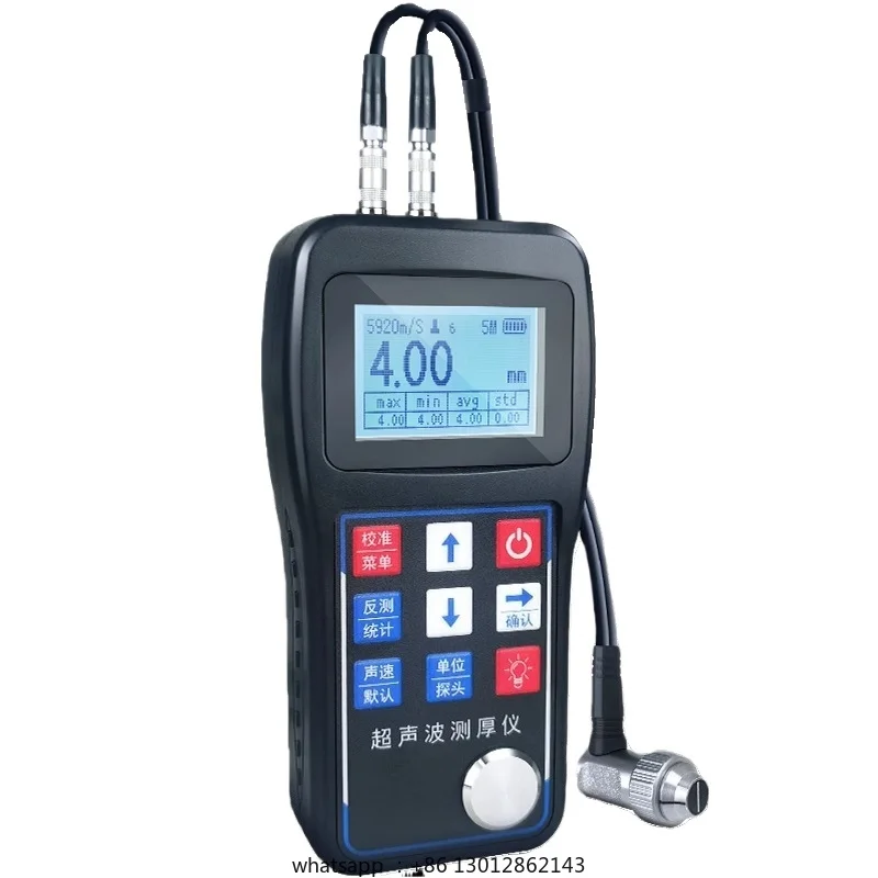 Ultrasonic Thickness Gauge High Precision Metallic Glass Ceramic Steel Pipe Thickness Gauge
Ultrasonic Thickness Gauge High Precision Metallic Glass Ceramic Steel Pipe Thickness Gauge
