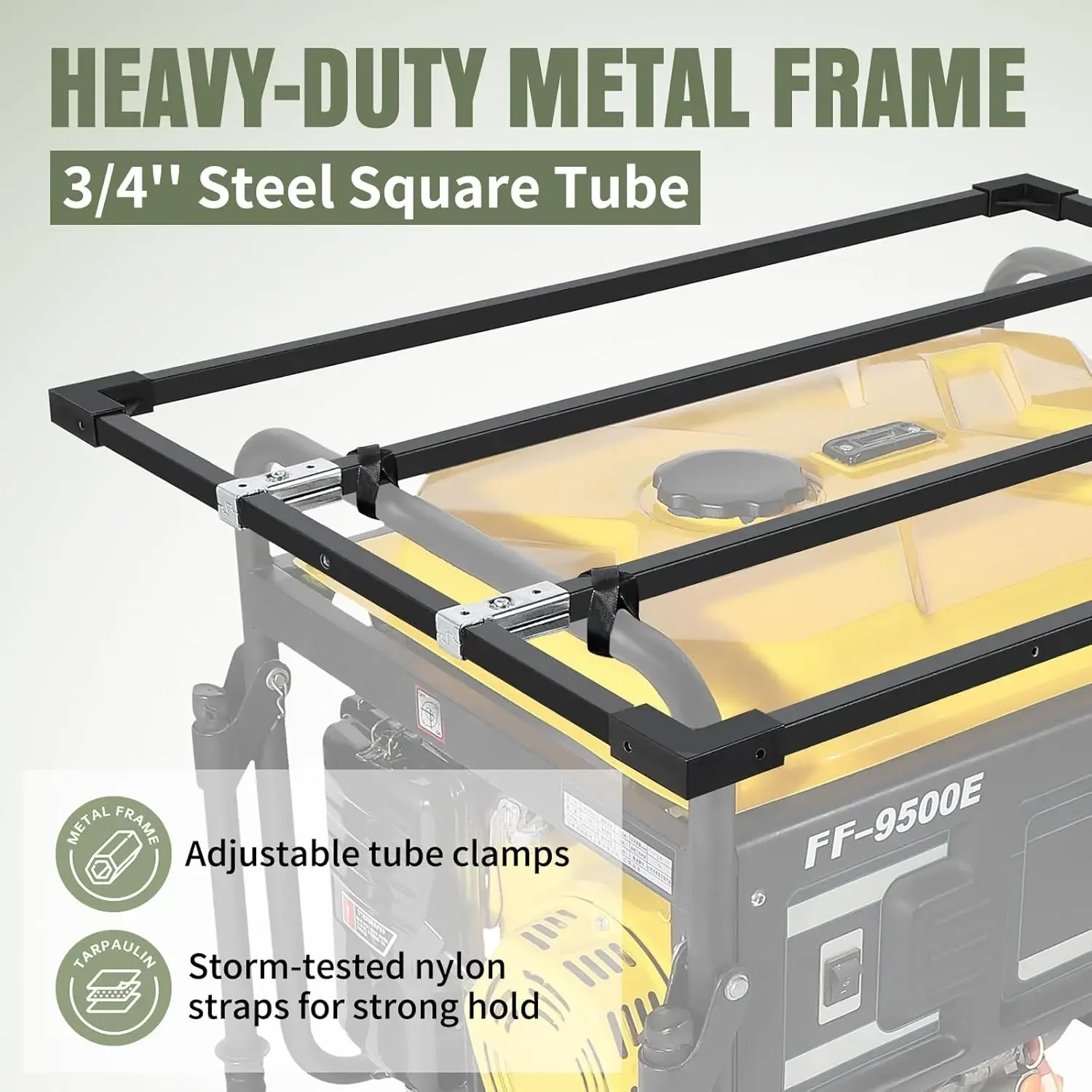 Generator Covers While Running, 100% Waterproof Heavy Duty Tarps Generator Tent, Portable Outdoor Generator Enclosure
Generator Covers While Running, 100% Waterproof Heavy Duty Tarps Generator Tent, Portable Outdoor Generator Enclosure