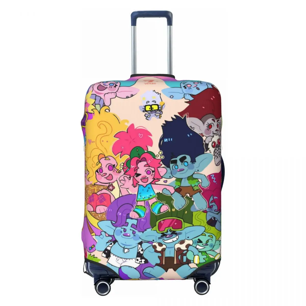 Custom Fashion Trolls Wallpaper Luggage Cover Protector Elastic Travel Suitcase Covers
Custom Fashion Trolls Wallpaper Luggage Cover Protector Elastic Travel Suitcase Covers