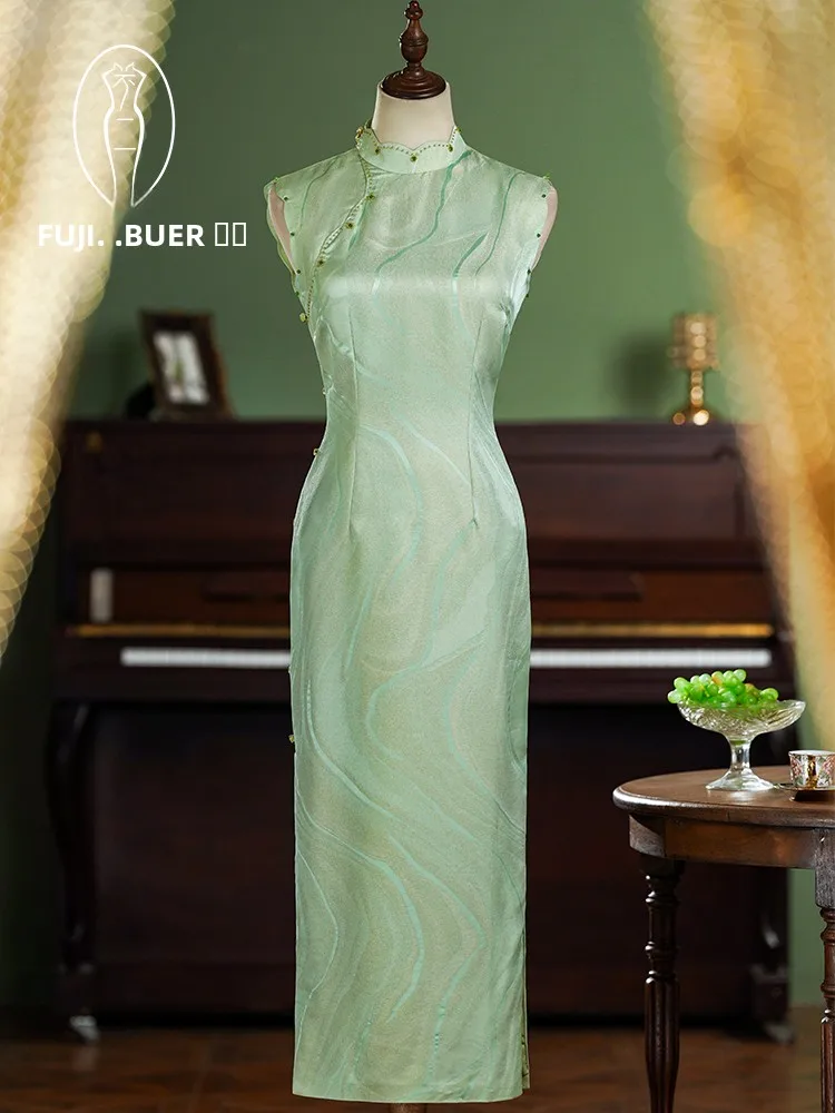 Шелковое вечернее платье Ele een Dr от Master Two из высококачественного шелка, винтажное, без рукавов, для торжественных мероприятий
Шелковое вечернее платье Ele een Dr от Master Two из высококачественного шелка, винтажное, без рукавов, для торжественных мероприятий