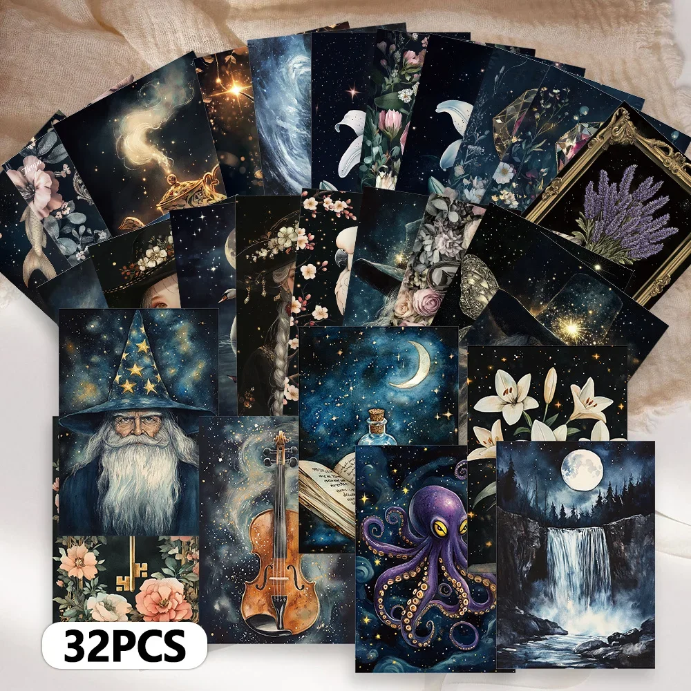 32pcs, Mysterious Secret Realm postcards, wall stickers, mailing cards, greeting cards, DIY postcards, commemorative postcards,
32pcs, Mysterious Secret Realm postcards, wall stickers, mailing cards, greeting cards, DIY postcards, commemorative postcards,