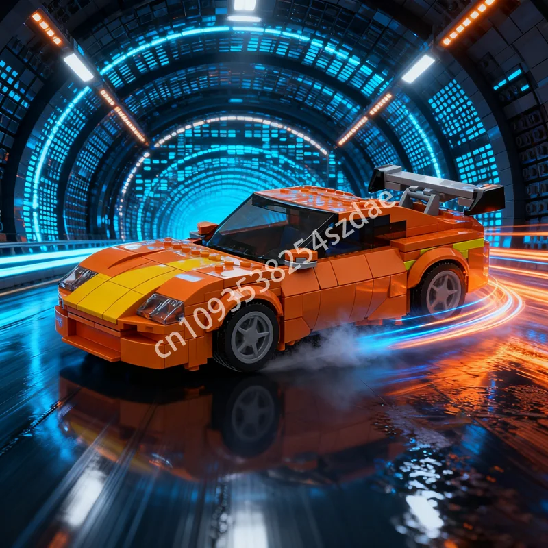 379pcs MOC Toyota Supra The Fast And Furious Model Building Blocks Assemble Creative Toys Idea Kids Christmas Gifts Birthday
379pcs MOC Toyota Supra The Fast And Furious Model Building Blocks Assemble Creative Toys Idea Kids Christmas Gifts Birthday