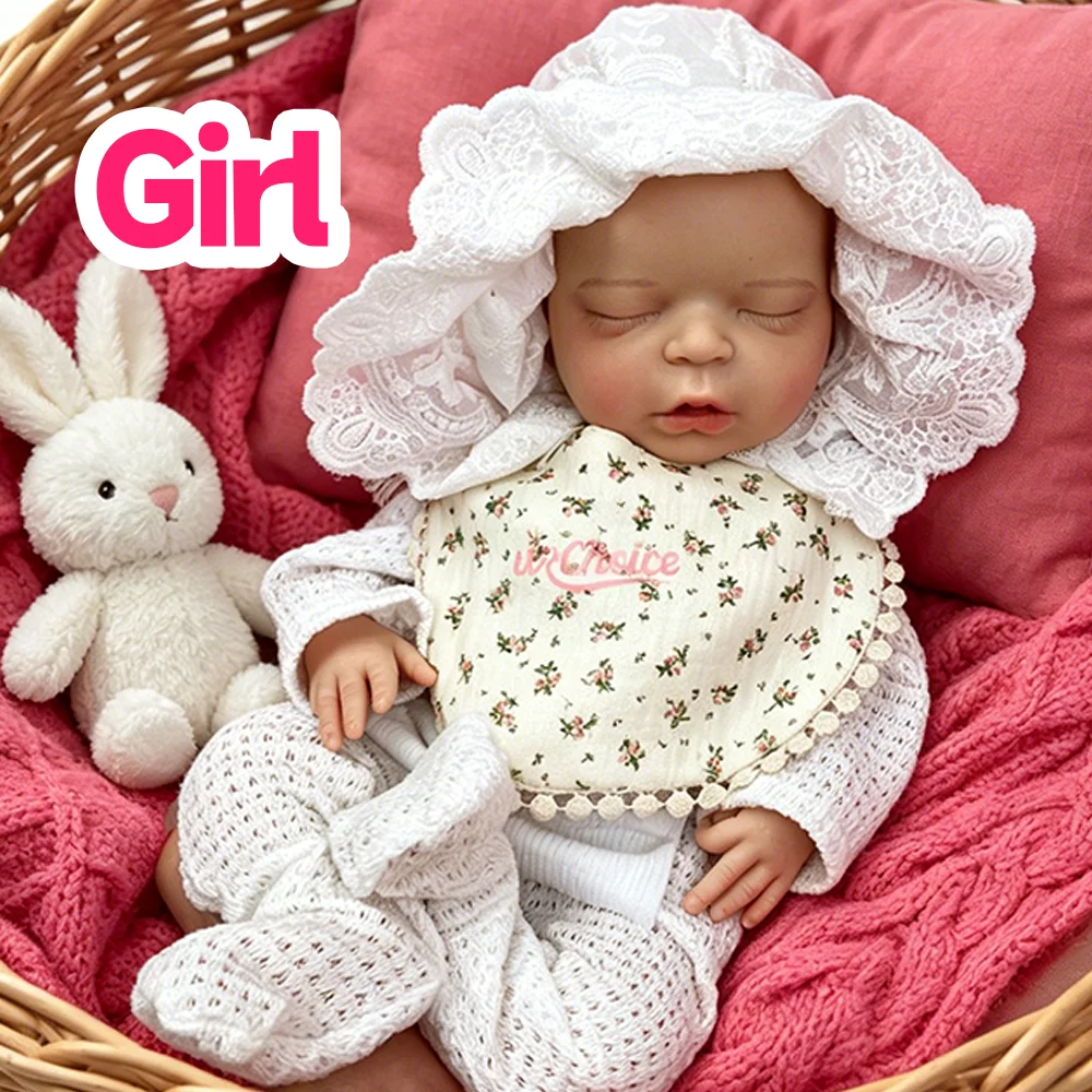 18" Realistic Weighted Reborn Baby Doll Artist Silicone Reborn Baby Girl Sleepy Newborn Doll Pacifier Easter Gift Collectible
18" Realistic Weighted Reborn Baby Doll Artist Silicone Reborn Baby Girl Sleepy Newborn Doll Pacifier Easter Gift Collectible