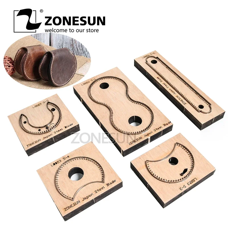 ZONESUN RCP Horseshoe bag wallet leather cutting die Japan steel Blade coin purse leathe cutter mold DIY leather laser knife die
ZONESUN RCP Horseshoe bag wallet leather cutting die Japan steel Blade coin purse leathe cutter mold DIY leather laser knife die