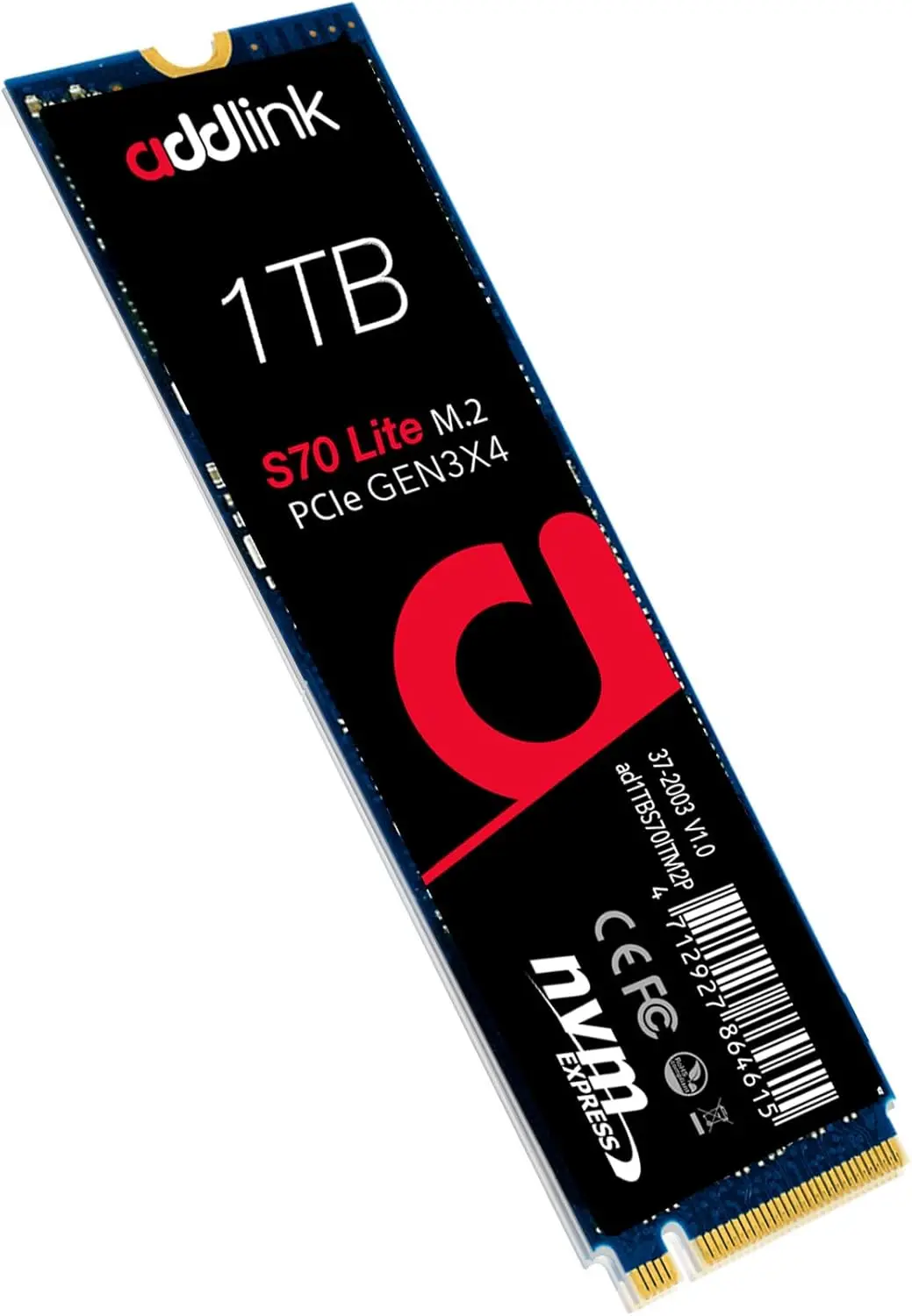 1TB NVMe SSD PCIe 3.0 M.2 2280, Read 3200MB/s, Write 2600MB/s
1TB NVMe SSD PCIe 3.0 M.2 2280, Read 3200MB/s, Write 2600MB/s