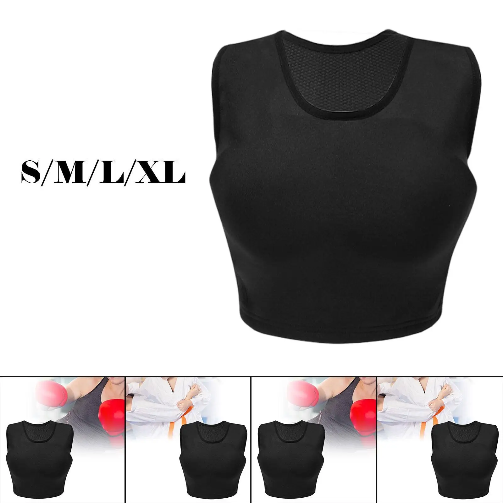 Women Karate Chest Protector Sports Chest Guards Breathable Practical Multifunction Boxing Breast Protection for Fitness Gym
Women Karate Chest Protector Sports Chest Guards Breathable Practical Multifunction Boxing Breast Protection for Fitness Gym