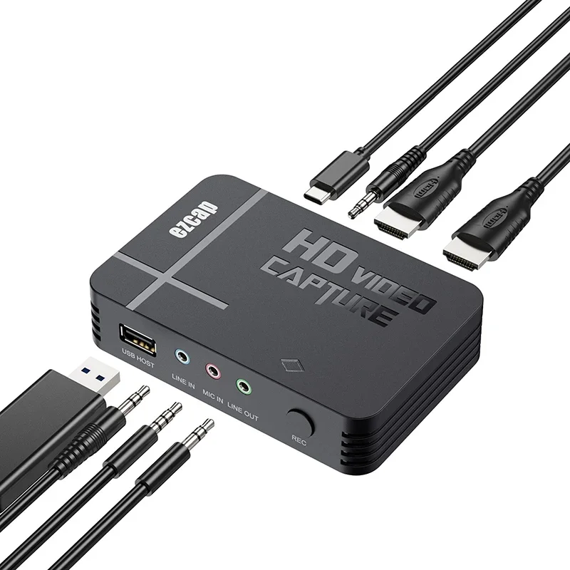 Ezcap288P HDMI AV Карта видеозахвата 1080P Контур записи Аналого-цифровой видеорегистратор Экономьте к USB-флеш-диску Микрофон в линии в
Ezcap288P HDMI AV Карта видеозахвата 1080P Контур записи Аналого-цифровой видеорегистратор Экономьте к USB-флеш-диску Микрофон в линии в