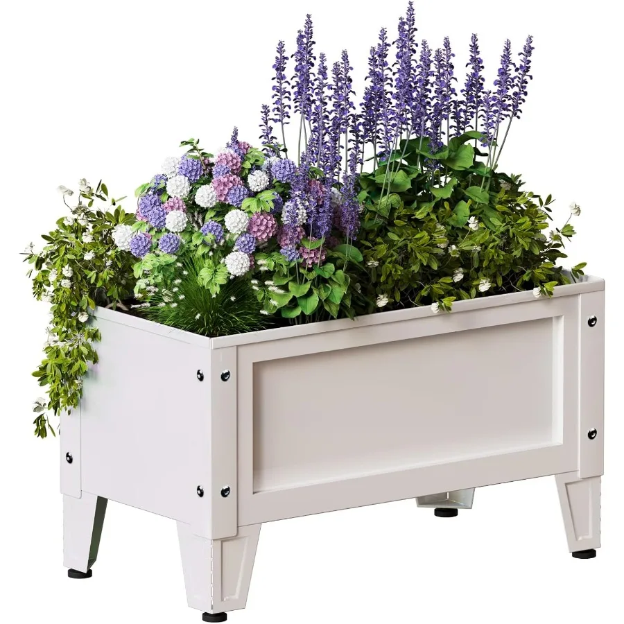 Raised Garden Bed with Low Profile Design Metal Planter Box for Growing Fresh Herbs Vegetables Flowers SucculentsandOther Plant
Raised Garden Bed with Low Profile Design Metal Planter Box for Growing Fresh Herbs Vegetables Flowers SucculentsandOther Plant