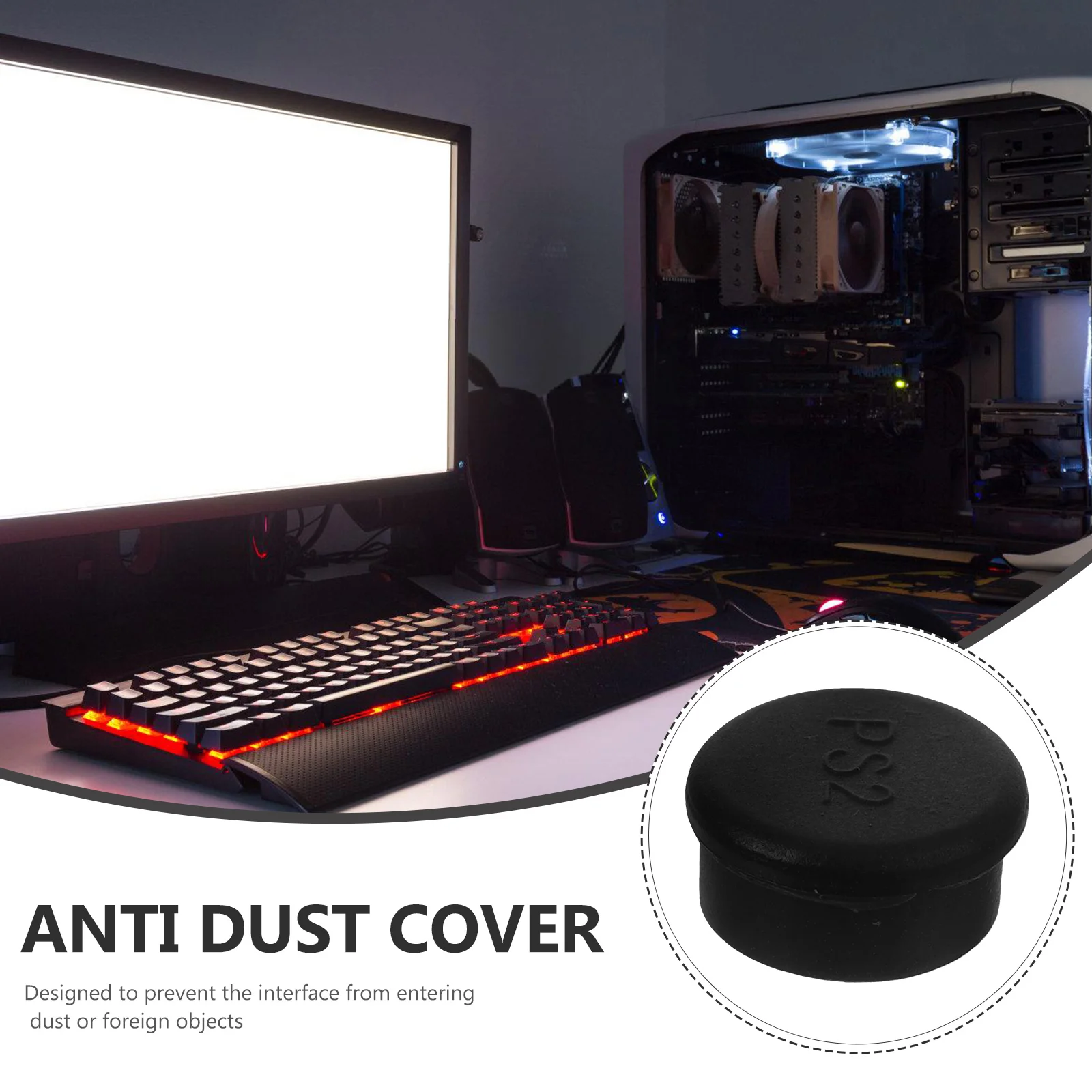 24pcs USB Dust Cover Protector Anti Dust Plug for Computer PC Interfaces Silicone Protective Stopper Set Black
24pcs USB Dust Cover Protector Anti Dust Plug for Computer PC Interfaces Silicone Protective Stopper Set Black