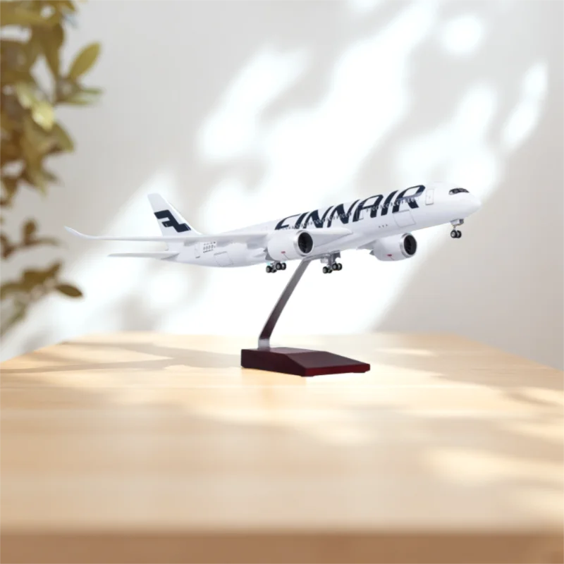 1/142 Scale Aircraft Models A350 Finnair Airways 47cm Airplane Diecast Resin Model With LED Light & Base For Collectible Display
1/142 Scale Aircraft Models A350 Finnair Airways 47cm Airplane Diecast Resin Model With LED Light & Base For Collectible Display