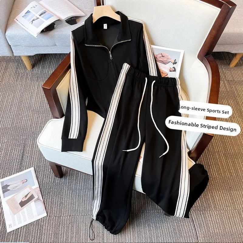 plus Size Women's Fashionable Versatile Stand Collar Top And Work Pants Sporty Two Piece Set Spring New Arrival for Fat MM
plus Size Women's Fashionable Versatile Stand Collar Top And Work Pants Sporty Two Piece Set Spring New Arrival for Fat MM