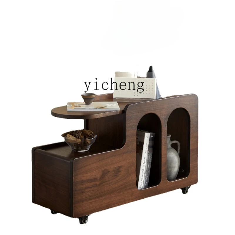ZC Household Solid Wood Moving Wheels Coffee Table Nordic Simple Bedside Trolley Side Table Sofa Side Cabinet
ZC Household Solid Wood Moving Wheels Coffee Table Nordic Simple Bedside Trolley Side Table Sofa Side Cabinet