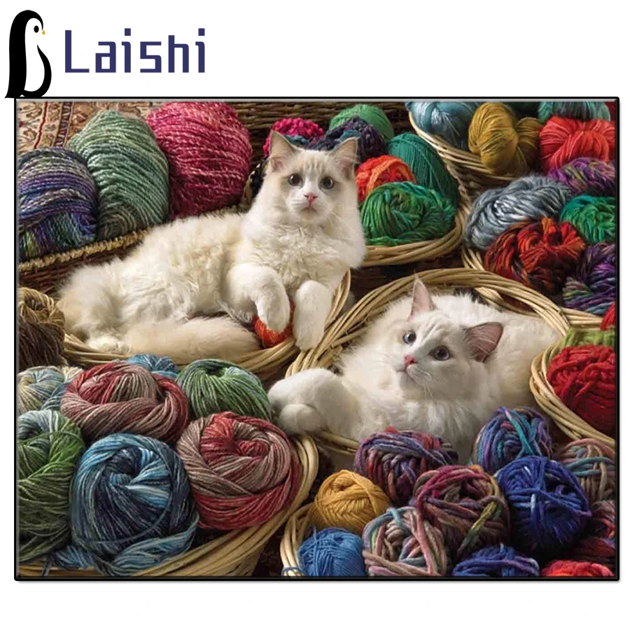 Cat Walking in Wool Round Diamond Painting Kit, Animal Cross Stitch, Mosaic Diamond Embroidery, Home Decoration, New Year Gift
Cat Walking in Wool Round Diamond Painting Kit, Animal Cross Stitch, Mosaic Diamond Embroidery, Home Decoration, New Year Gift