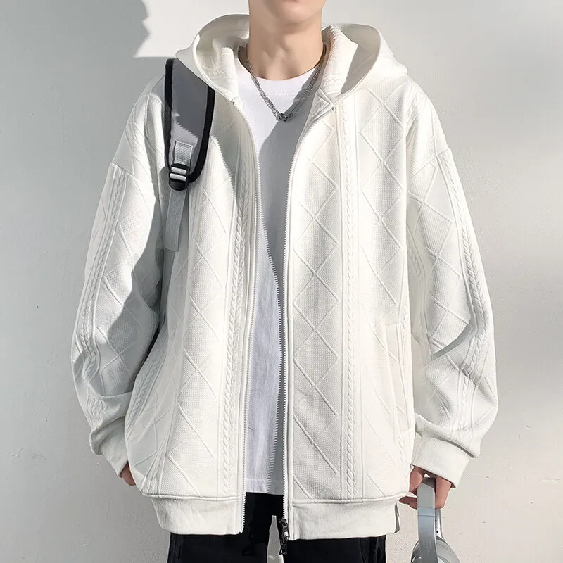 2025 Spring New Hooded Hoodies Men Solid Loose Casual Zipper Sweatshirt Outwear Male Fashion Youthful Hoodies Coat Plus Size 5XL
2025 Spring New Hooded Hoodies Men Solid Loose Casual Zipper Sweatshirt Outwear Male Fashion Youthful Hoodies Coat Plus Size 5XL