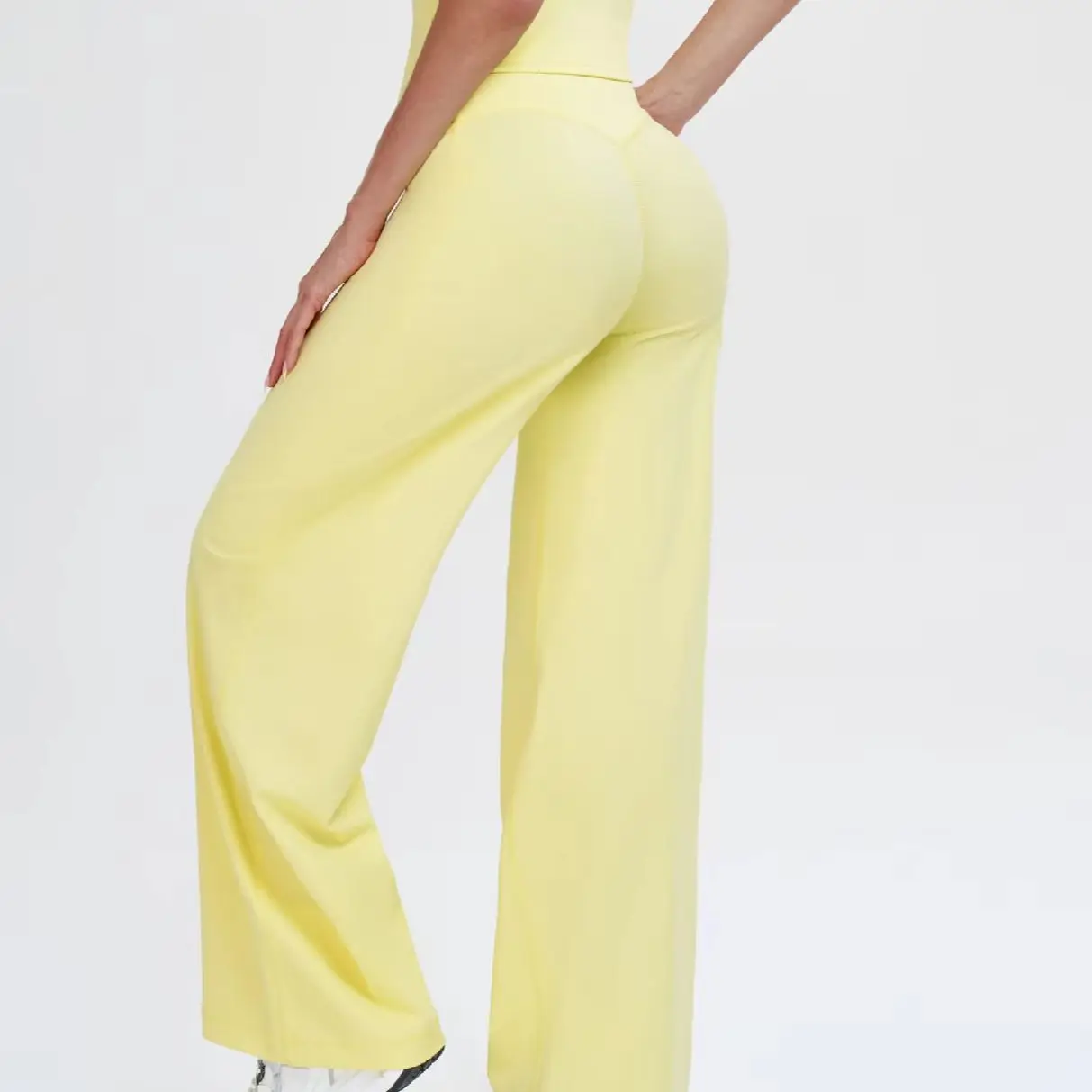 Women High-Waist Straight Leg Bottoms Yoga Pants Wide Leg Breathable Fitness Pants Pilates Running Sport Trousers Gym Sport Pant
Women High-Waist Straight Leg Bottoms Yoga Pants Wide Leg Breathable Fitness Pants Pilates Running Sport Trousers Gym Sport Pant
