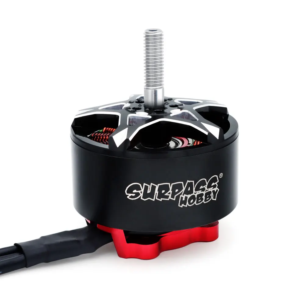 SURPASS HOBBY 380KV Heavy Lift Motor - 6.0mm M6 Alloy Shaft; 14AWG 670mm Wires; Single-Strand Wind;FPV Outrunner Brushless Motor
SURPASS HOBBY 380KV Heavy Lift Motor - 6.0mm M6 Alloy Shaft; 14AWG 670mm Wires; Single-Strand Wind;FPV Outrunner Brushless Motor
