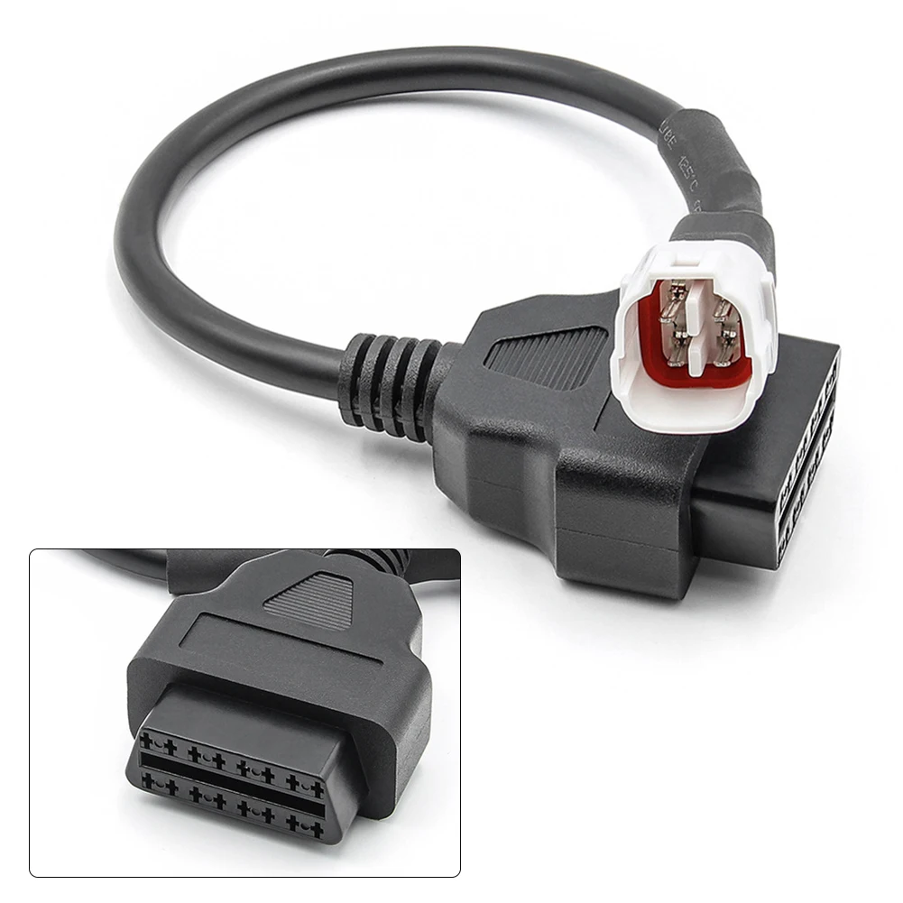 For Yamaha Female Diagnostic Scanner 4P To OBD2 16 Pin Convert Adapter Motorcycle (ATV) OBD2 Fault Scanner Adapter Cable
For Yamaha Female Diagnostic Scanner 4P To OBD2 16 Pin Convert Adapter Motorcycle (ATV) OBD2 Fault Scanner Adapter Cable