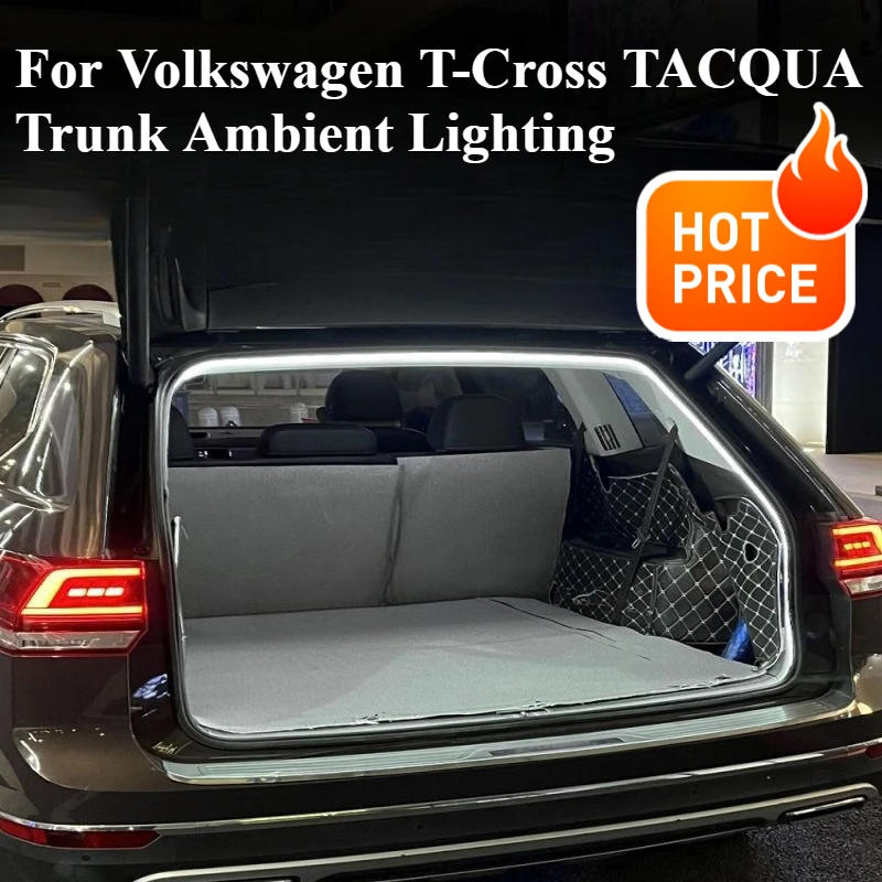 Свет багажника, окружающее освещение, струящееся приветственное освещение, без повреждений, декоративное освещение багажника Plug-and-Play для Volkswagen T-Cross TACQUA
Свет багажника, окружающее освещение, струящееся приветственное освещение, без повреждений, декоративное освещение багажника Plug-and-Play для Volkswagen T-Cross TACQUA