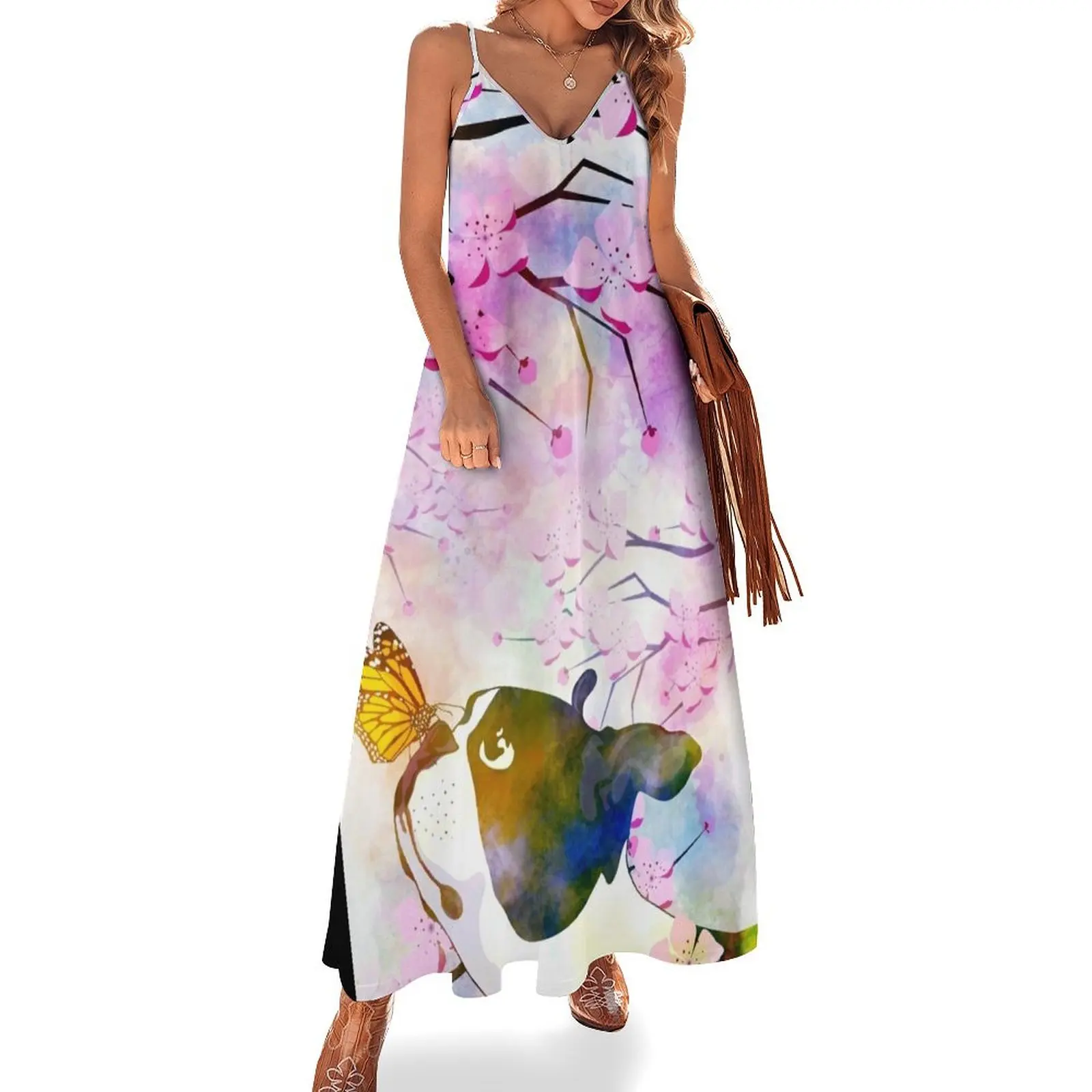 Boston Terrier found a friend Sleeveless Dress dress korean style Elegant gown women's dresses luxury elegant women's sets Dress
Boston Terrier found a friend Sleeveless Dress dress korean style Elegant gown women's dresses luxury elegant women's sets Dress
