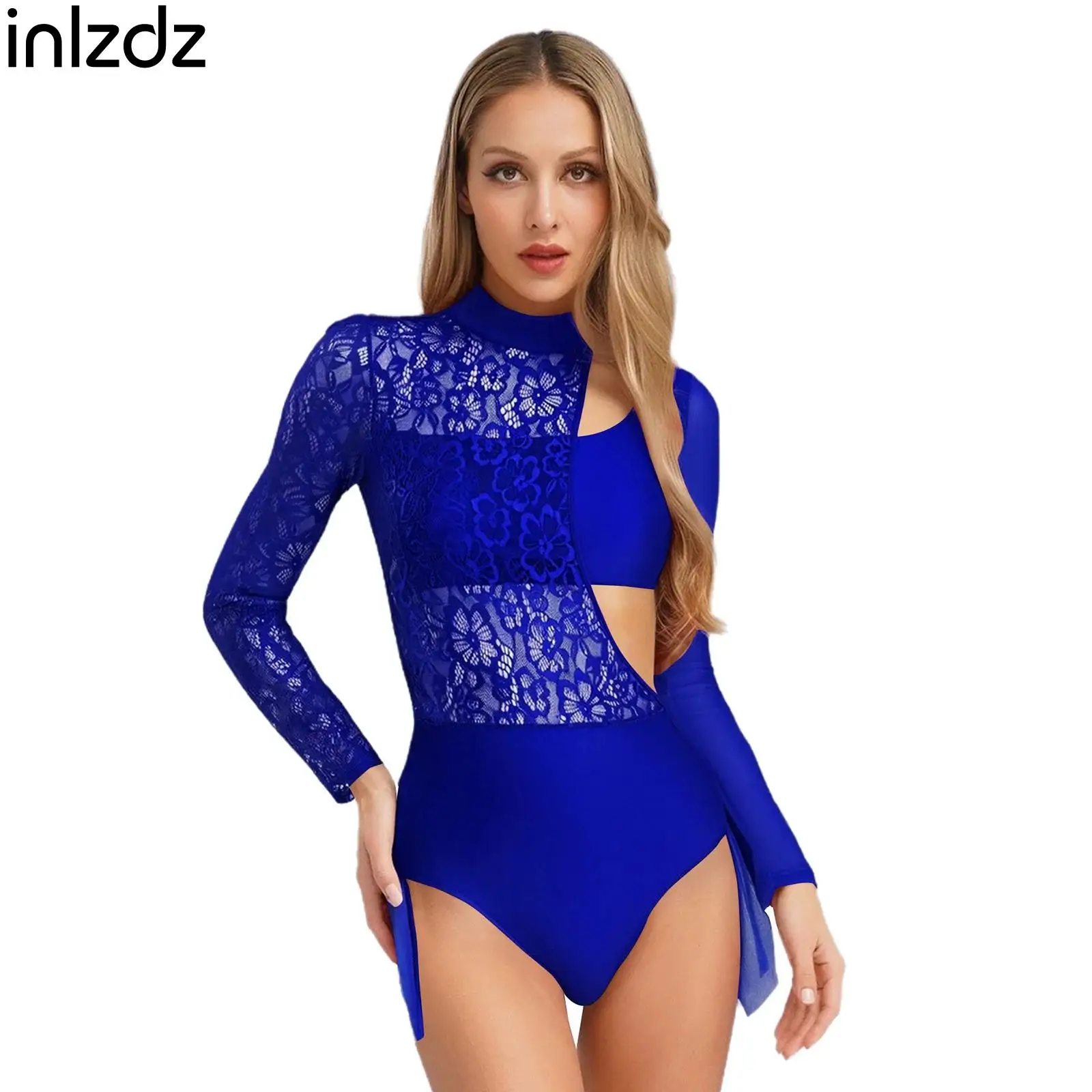 Womens Ballet Dance Leotards Figure Skating Costumes Floral Lace Skirted Gymnastics Leotards for Swimsuit Long Sleeve Bodysuits
Womens Ballet Dance Leotards Figure Skating Costumes Floral Lace Skirted Gymnastics Leotards for Swimsuit Long Sleeve Bodysuits