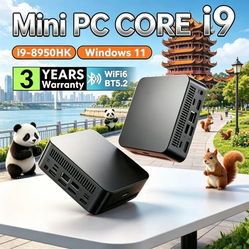 2026 Ethereal Mobile MINI PC Windows 11 Pro Core I9 8950HK RAM 1TB SSD WIFI 6 BT5.2 4K HD Resplendent Multimedia Gaming Office
2026 Ethereal Mobile MINI PC Windows 11 Pro Core I9 8950HK RAM 1TB SSD WIFI 6 BT5.2 4K HD Resplendent Multimedia Gaming Office