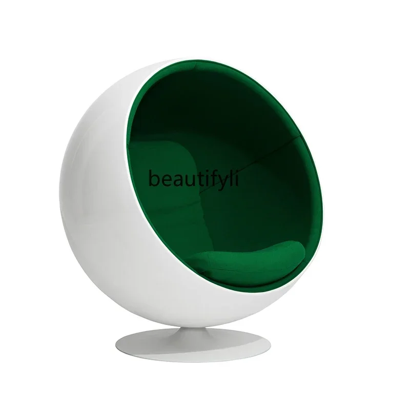 Nordic fabric space ball chair designer creative eggshell chair bubble leisure single sofa chair
Nordic fabric space ball chair designer creative eggshell chair bubble leisure single sofa chair