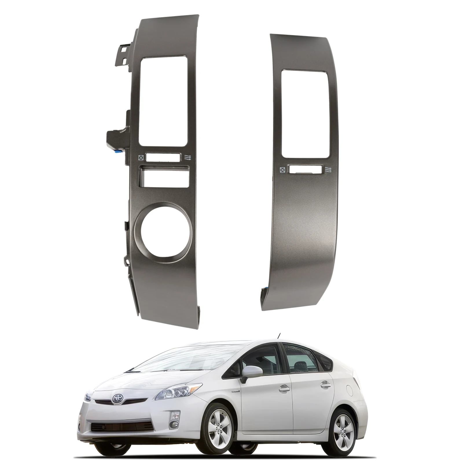 2Pcs Left And Right Center A/C Dash Air Vent Trim Panel Dashboard Cover Fit Toyota Prius 1.5L 2004-2009
2Pcs Left And Right Center A/C Dash Air Vent Trim Panel Dashboard Cover Fit Toyota Prius 1.5L 2004-2009