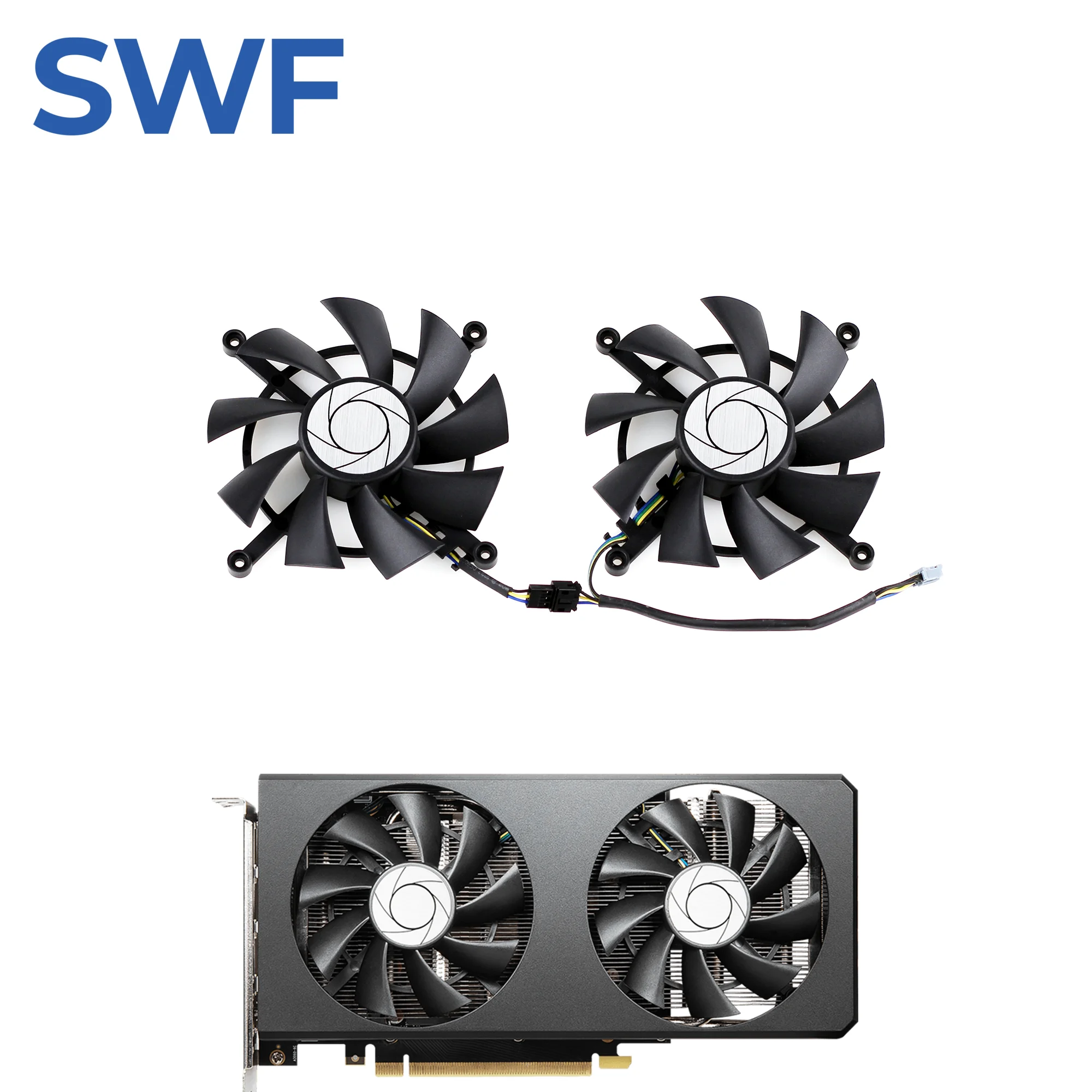 HA9015H12SC-Z Cooling Fan Replacement For MSI GeForce RTX 3070 3060 Ti Twin Fan Graphics Card Cooler Fan
HA9015H12SC-Z Cooling Fan Replacement For MSI GeForce RTX 3070 3060 Ti Twin Fan Graphics Card Cooler Fan