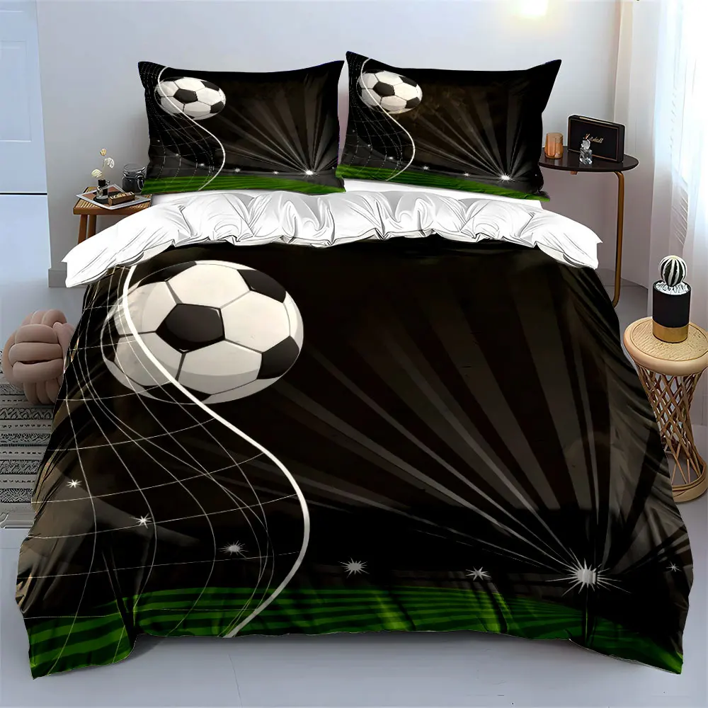 Soccer Theme Set for Match Enthusiasts kid's and adults' bedroom decor, Exquisite three-piece bedding set gift
Soccer Theme Set for Match Enthusiasts kid's and adults' bedroom decor, Exquisite three-piece bedding set gift