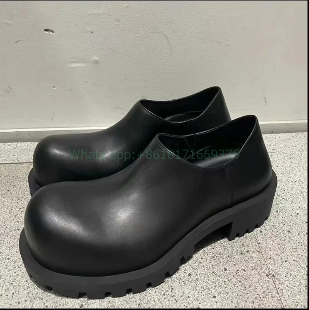 Round Toe Design ROME Leather Women Shoes Men Black Vintage Slip on Street Cool Shoes 2023 Lady Retro Sandals
Round Toe Design ROME Leather Women Shoes Men Black Vintage Slip on Street Cool Shoes 2023 Lady Retro Sandals