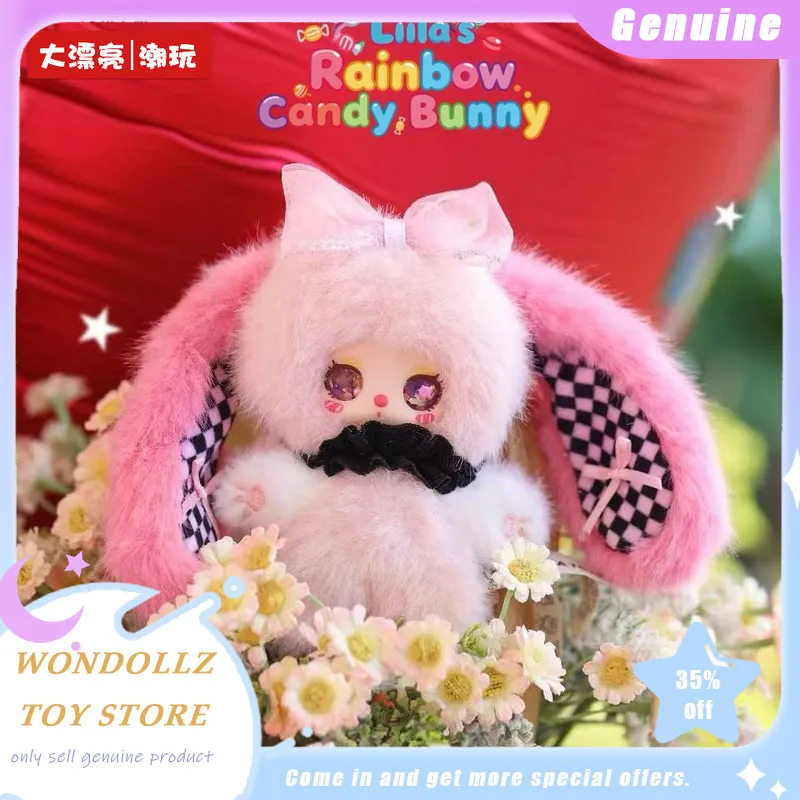 Genuine Liila‘S Rainbow Candy Bunny Series Blind Box Kawaii Cute Vinyl Plush Doll Bag Pendant Decor Trendy Toy Girls Kids Gift
Genuine Liila‘S Rainbow Candy Bunny Series Blind Box Kawaii Cute Vinyl Plush Doll Bag Pendant Decor Trendy Toy Girls Kids Gift