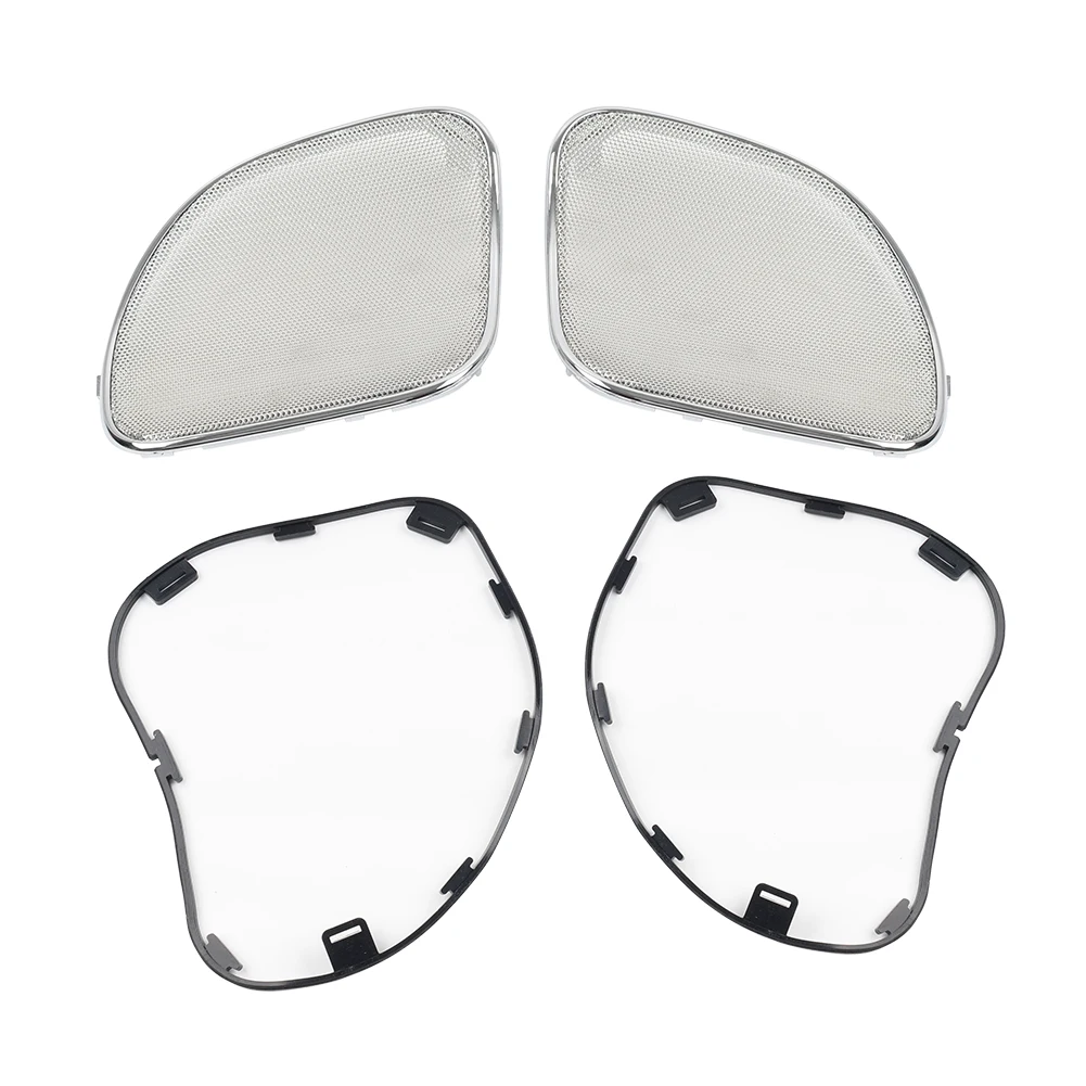 Pair Front Fairing Speaker Grilles Mesh Cover Chrome For Harley Touring Road Glide FLTRX 2015-2023
Pair Front Fairing Speaker Grilles Mesh Cover Chrome For Harley Touring Road Glide FLTRX 2015-2023