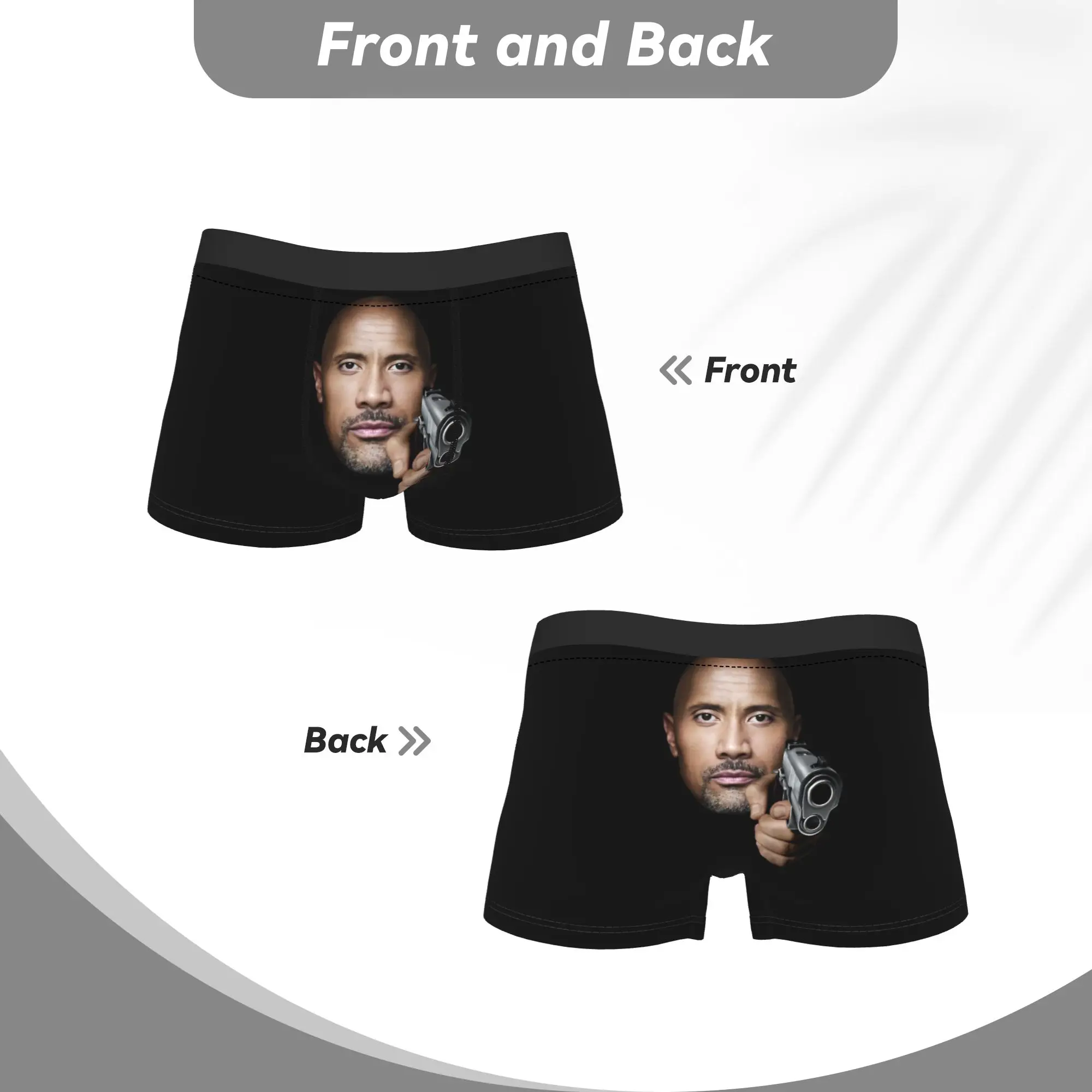 Dwayne The Rock Johnson Underwear Classic Underpants Custom Shorts Briefs For Men Pouch Plus Size Boxer Shorts
Dwayne The Rock Johnson Underwear Classic Underpants Custom Shorts Briefs For Men Pouch Plus Size Boxer Shorts
