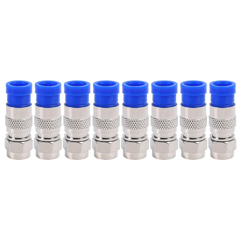 300PCS RG6 Compression Connectors Coaxial Cable Waterproof Connection F Compression Connector RG6 Coaxial Compression-B51B 
300PCS RG6 Compression Connectors Coaxial Cable Waterproof Connection F Compression Connector RG6 Coaxial Compression-B51B