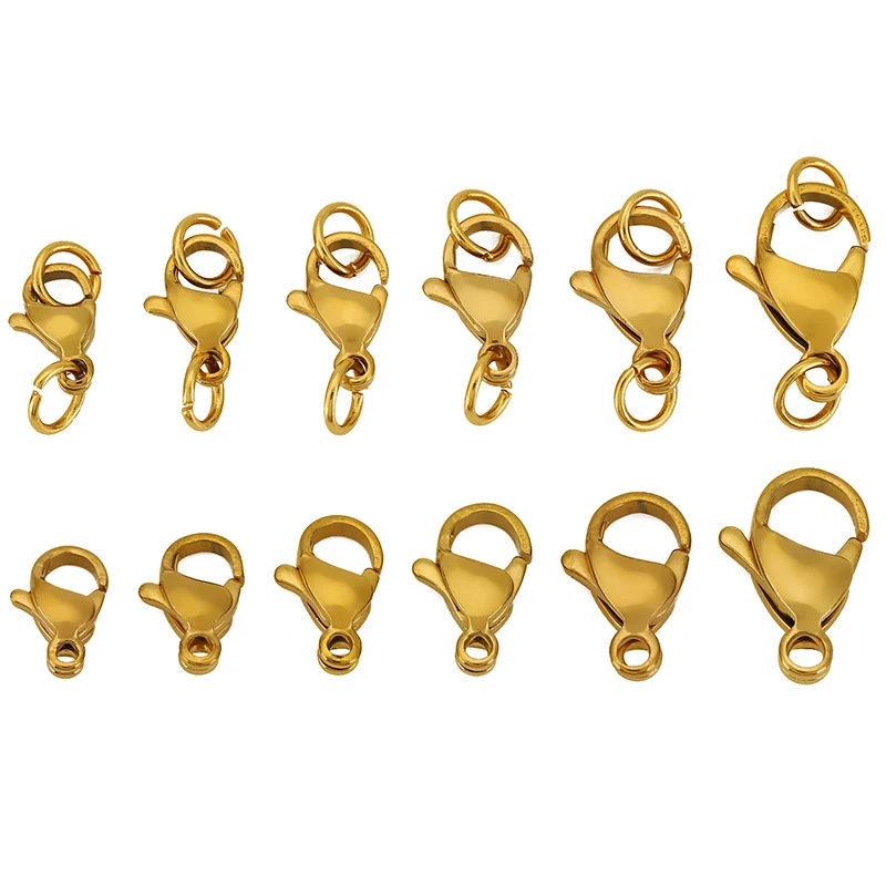 20pcs Stainless Steel Lobster Clasps With Jump Rings Connectors Clasp for Bracelet Necklace DIY Jewellery Making Supplies
20pcs Stainless Steel Lobster Clasps With Jump Rings Connectors Clasp for Bracelet Necklace DIY Jewellery Making Supplies