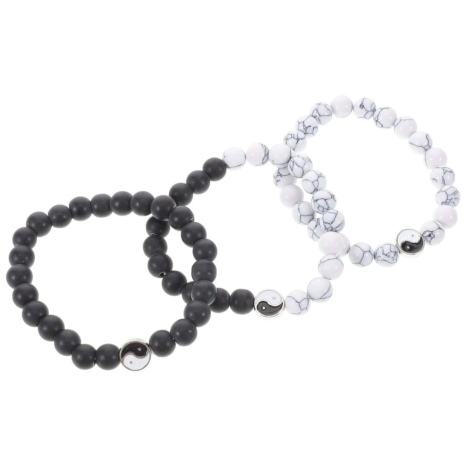 3 Pcs Tai Chi Beaded Bracelets Men Wristb s Black Glass Kit Feng Shui Luck Charm H crafted Elastic Bracelet Adjustable
3 Pcs Tai Chi Beaded Bracelets Men Wristb s Black Glass Kit Feng Shui Luck Charm H crafted Elastic Bracelet Adjustable