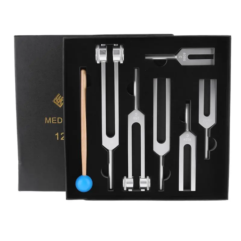 6PCS Medical Neurological Massager Mallet Chakra Hammer Tuning Fork for Sound Healing Therapy Health Nerves System Test Tool D2
6PCS Medical Neurological Massager Mallet Chakra Hammer Tuning Fork for Sound Healing Therapy Health Nerves System Test Tool D2